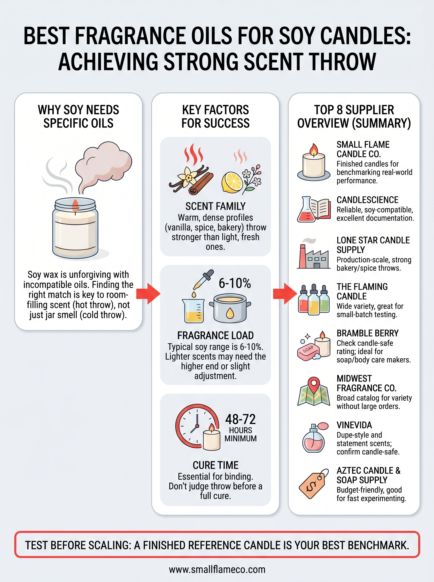 best fragrance oil for soy candles infographic