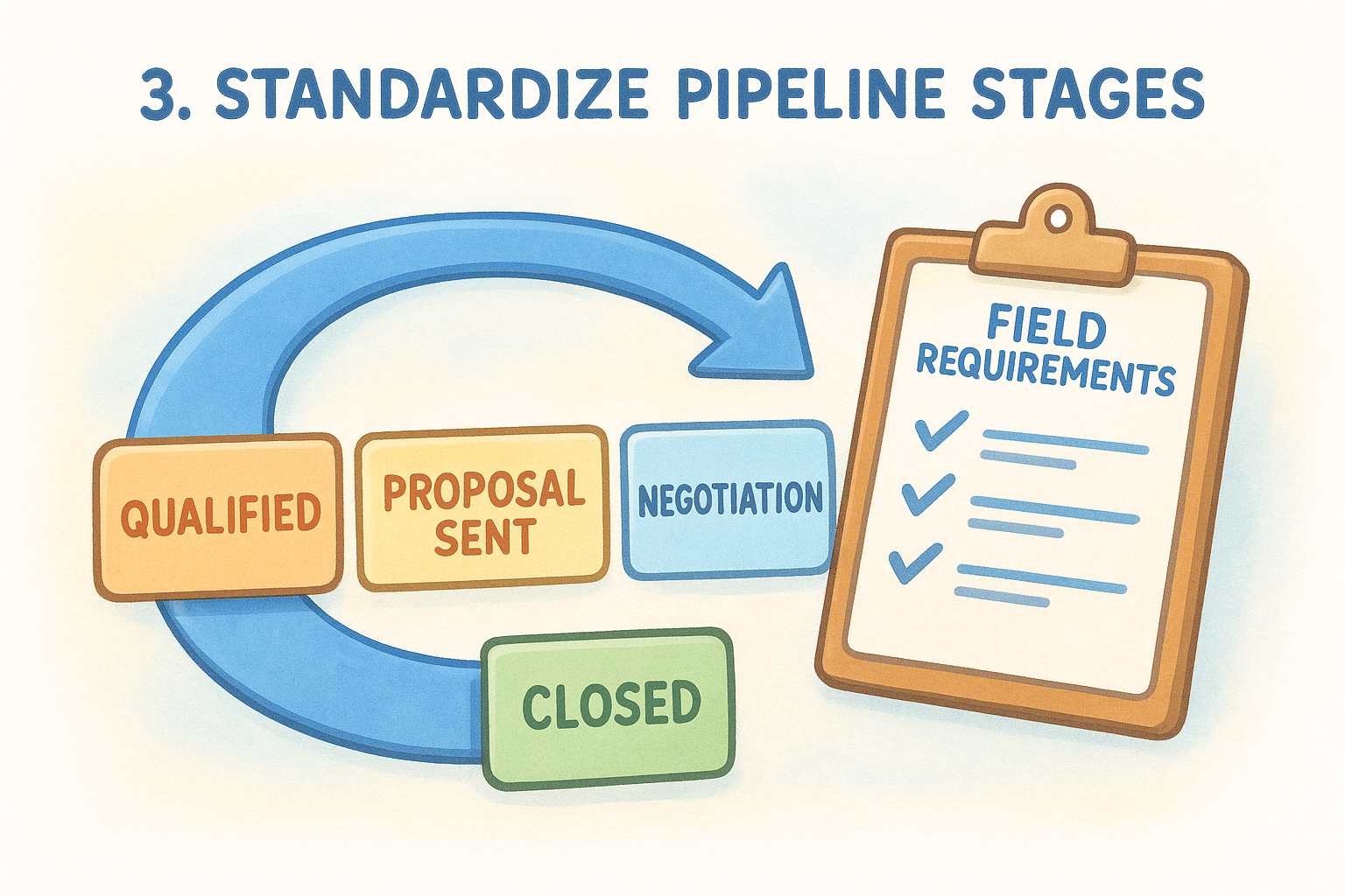 3. Standardize pipeline stages