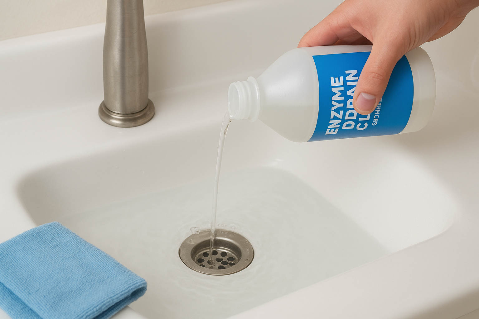 Prep the drain first