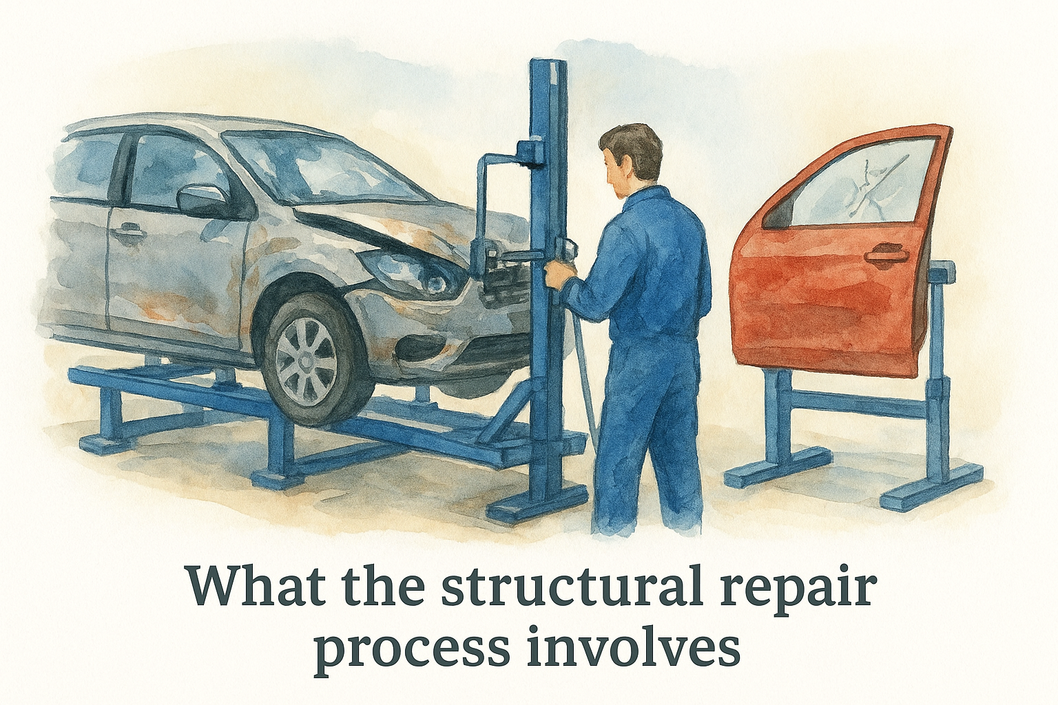 What the structural repair process involves