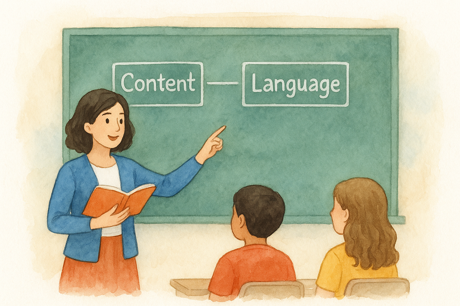 Dual objectives: content and language