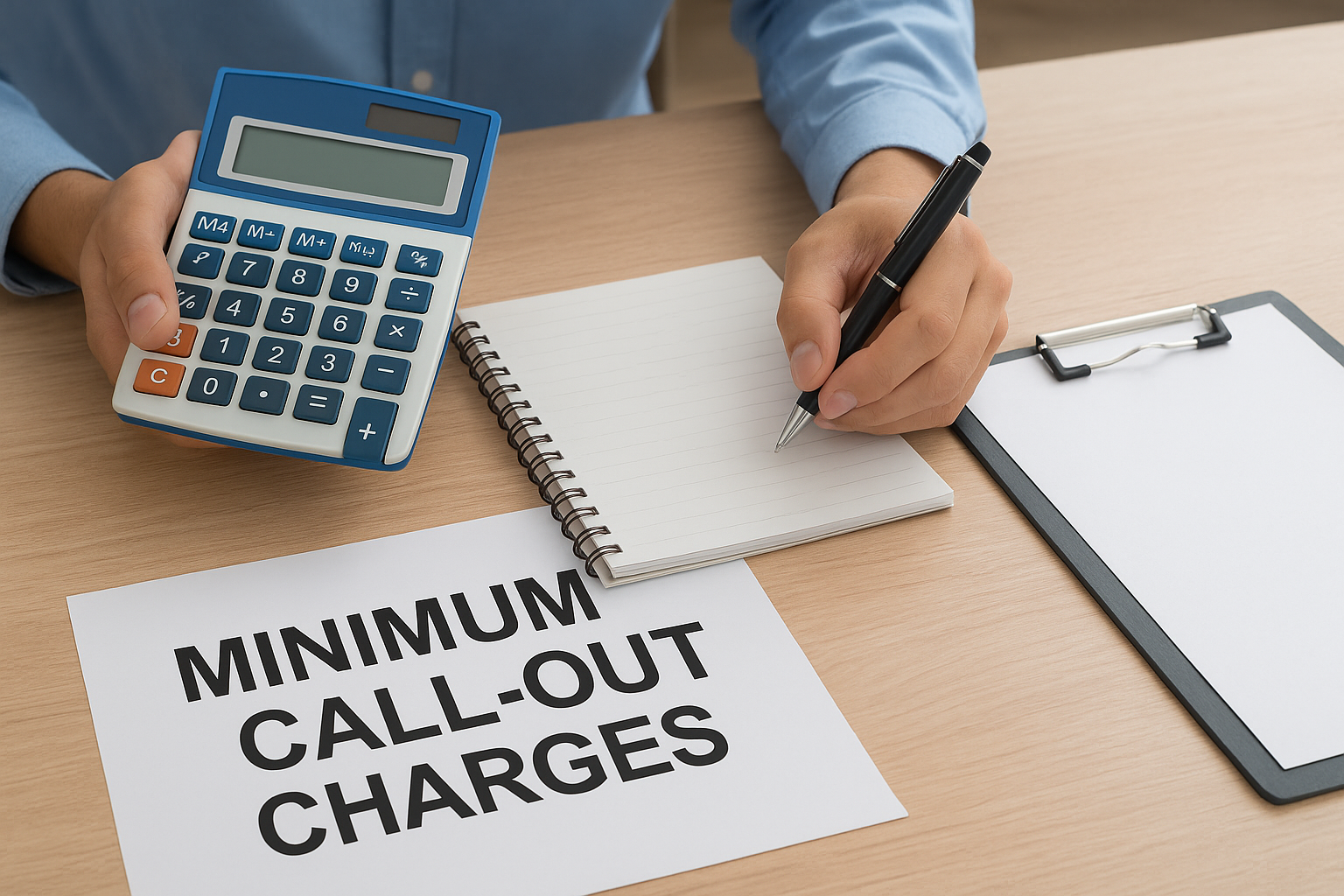 How minimum call-out charges work