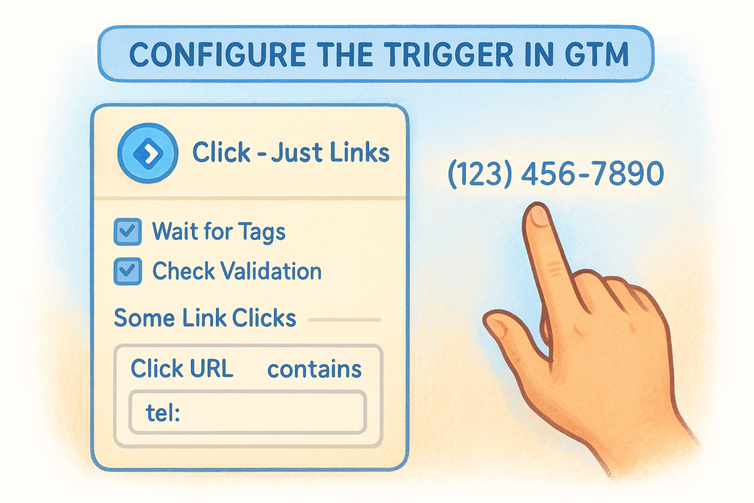 Configure the trigger in GTM