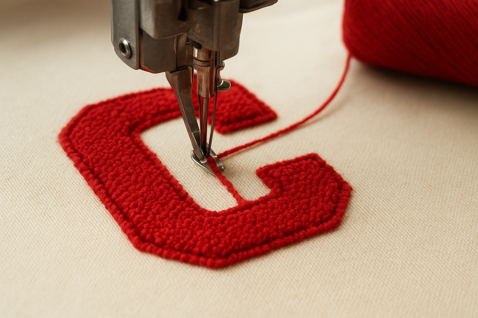 How chenille embroidery is made