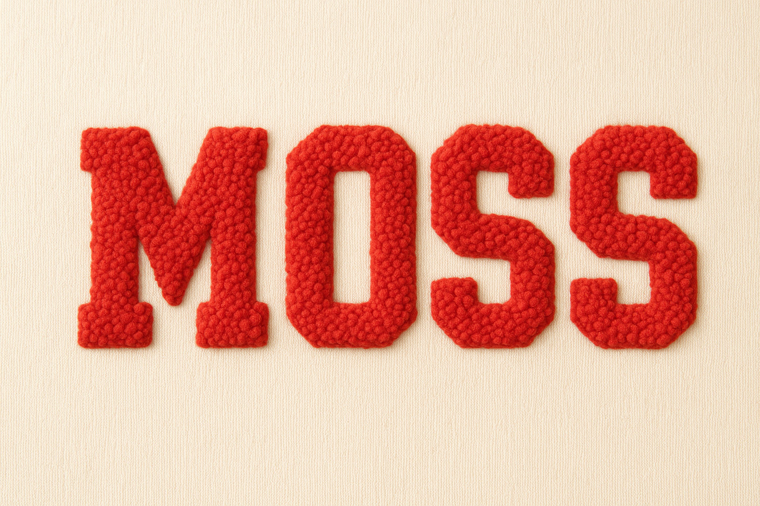 Moss stitch