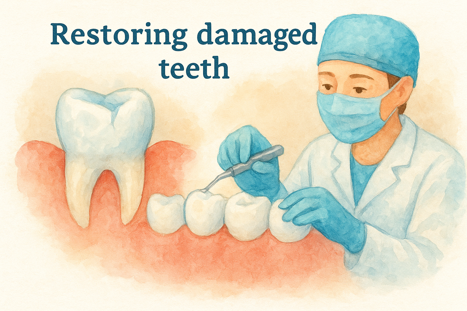 Restoring damaged teeth