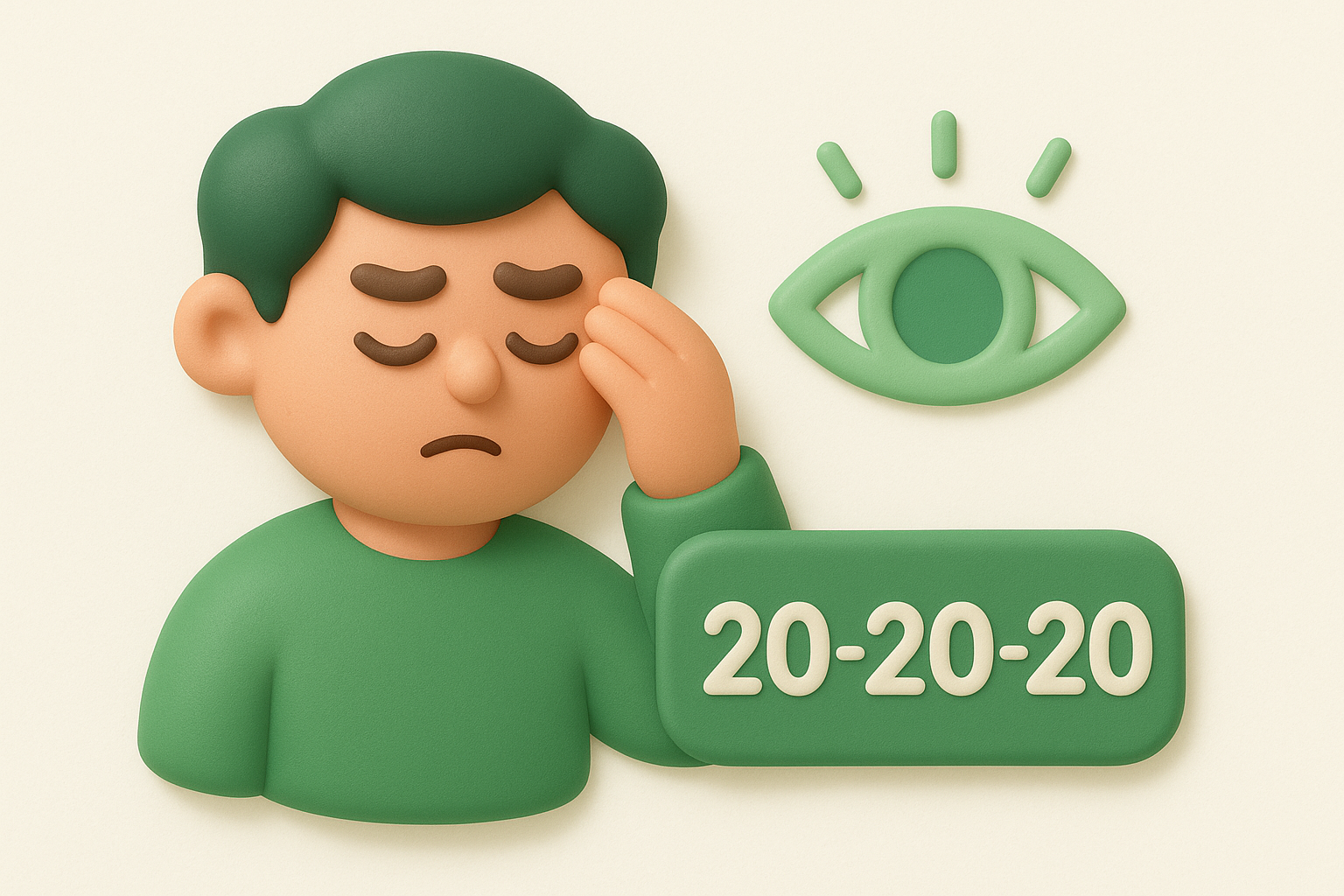Reduce physical eye strain