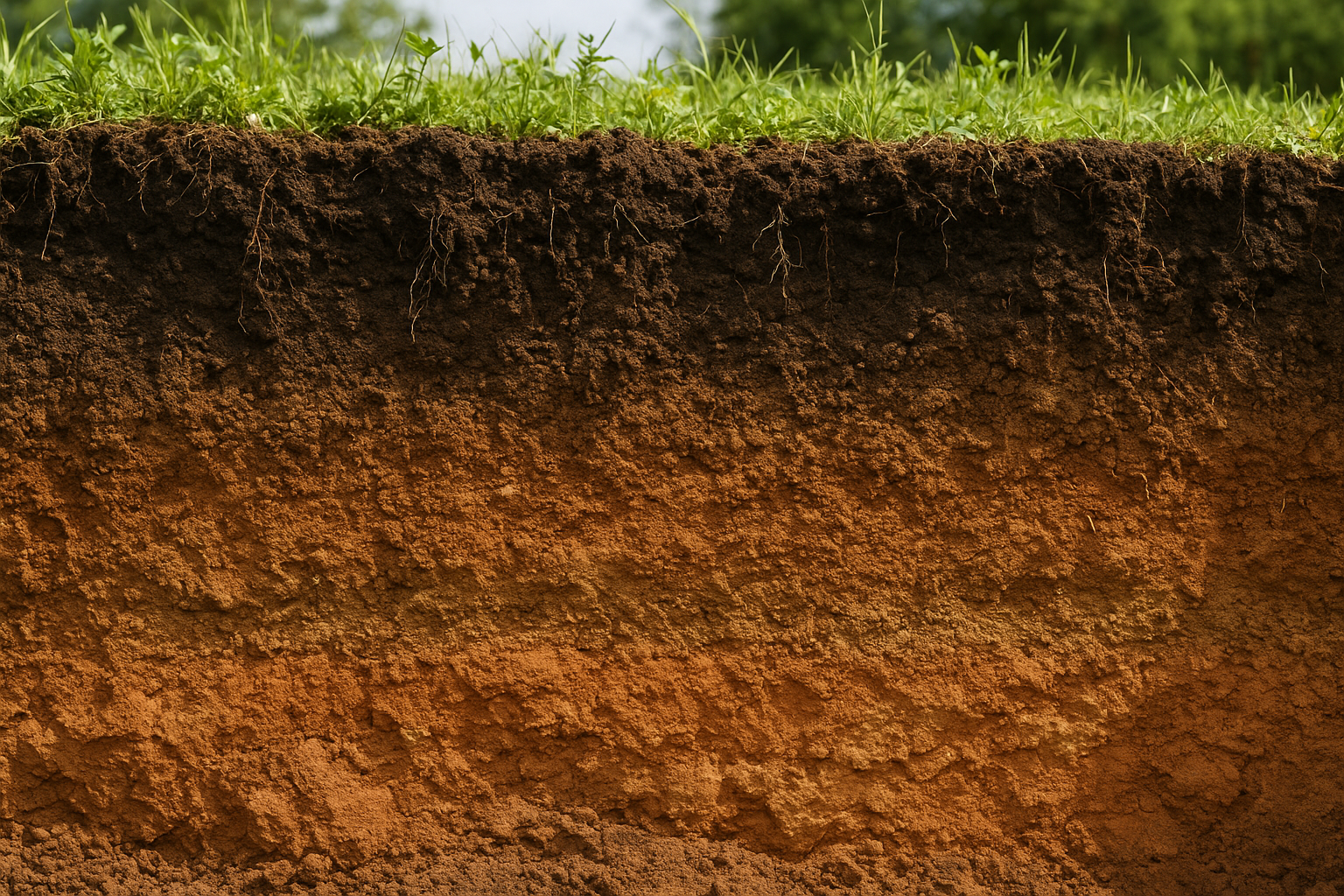 The layers that make up a soil profile