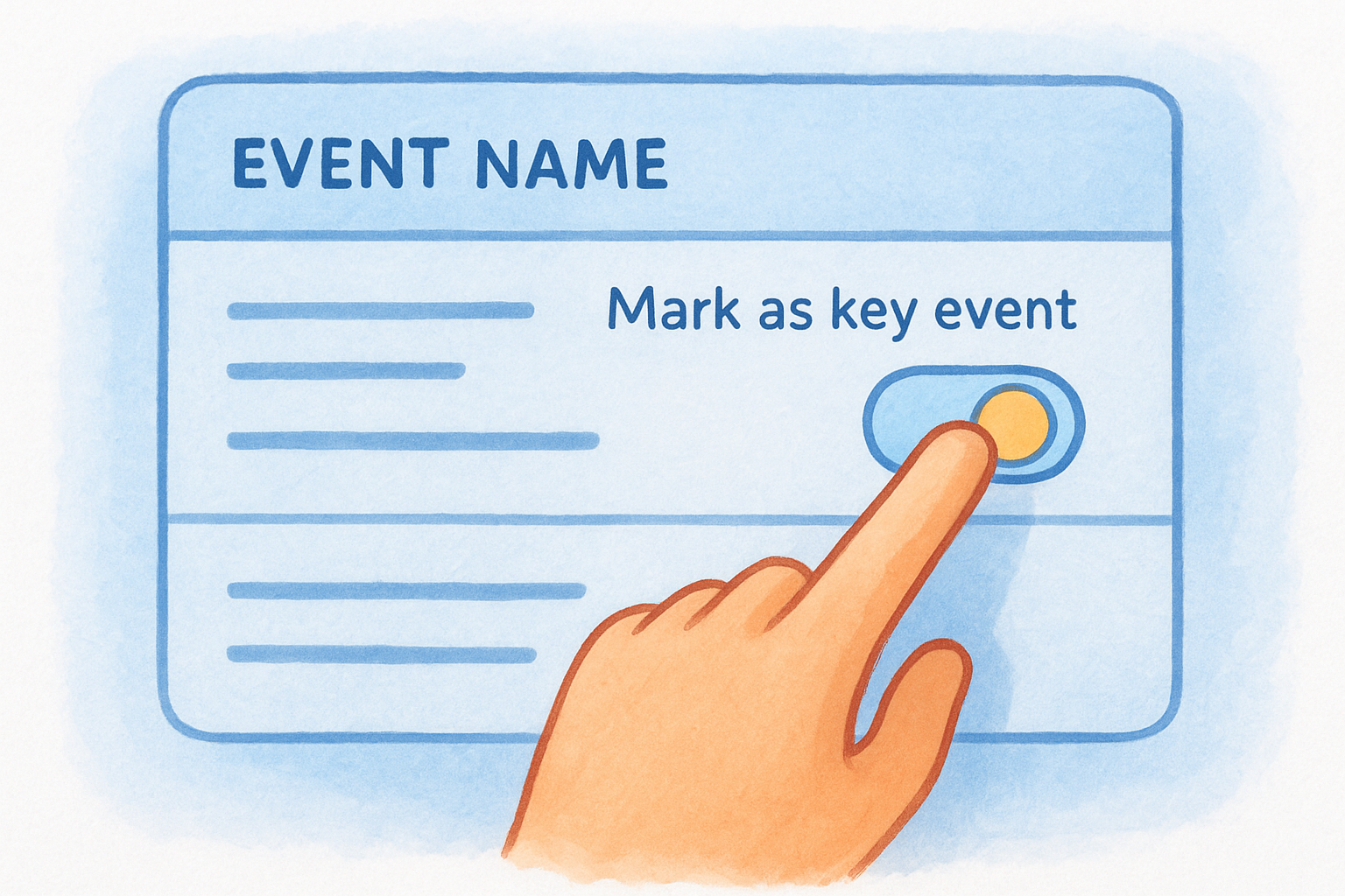 Toggle the key event switch