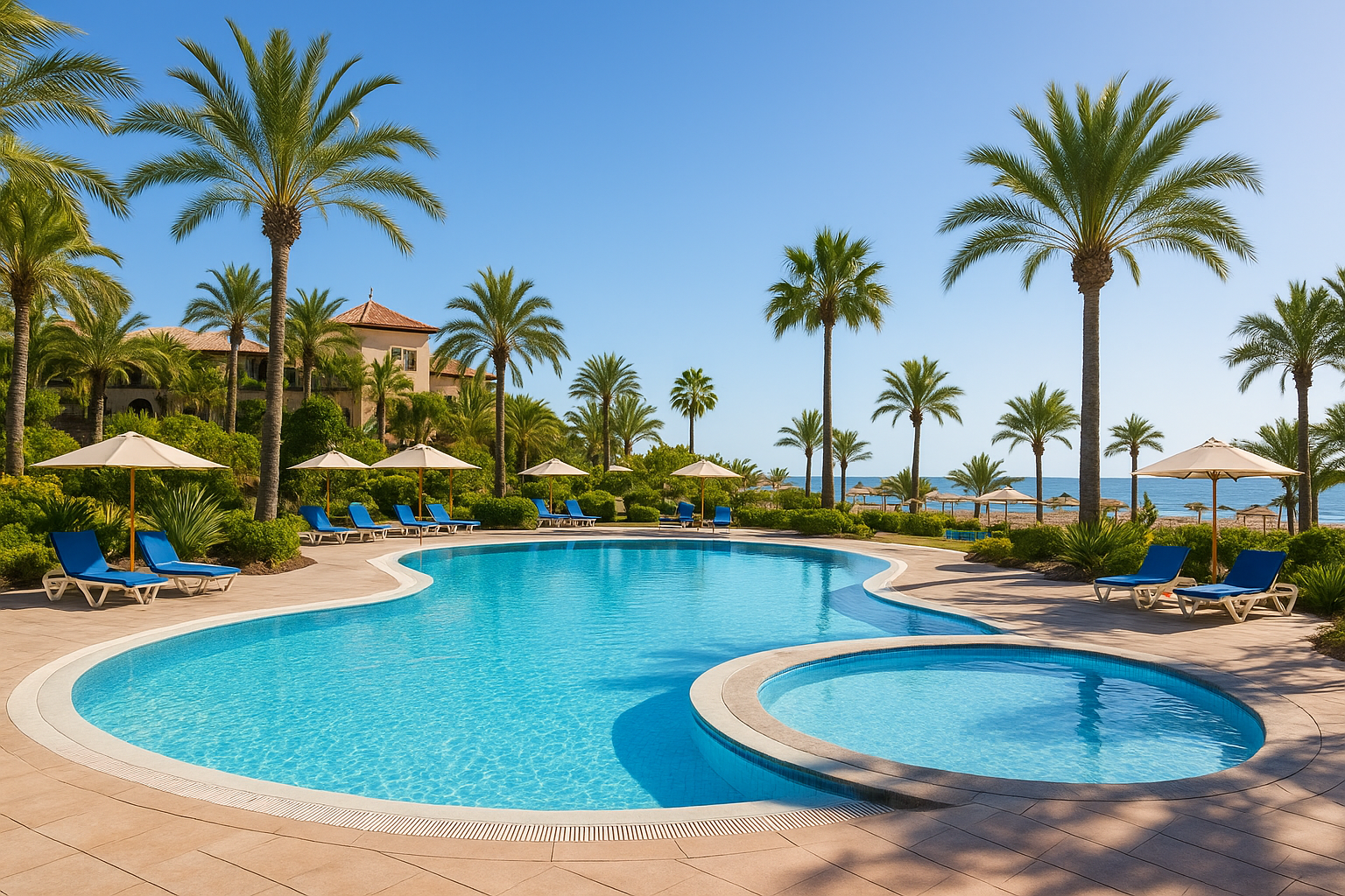 Die Pools: Anzahl, Aufteilung und Atmosphäre