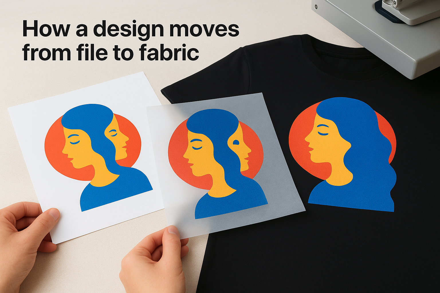 How a design moves from file to fabric