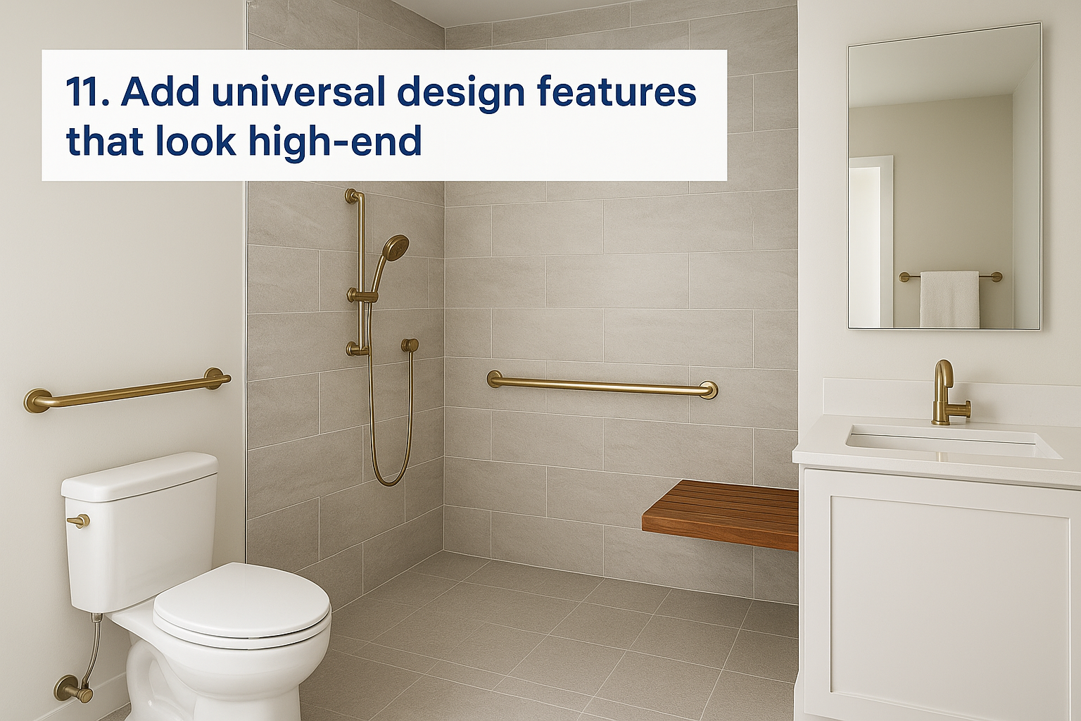 11. Add universal design features that look high-end