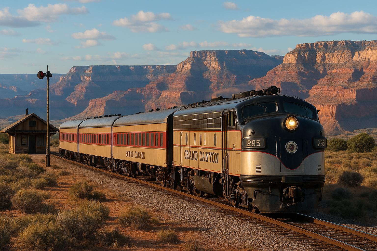 4. Grand Canyon Railway overnight trip