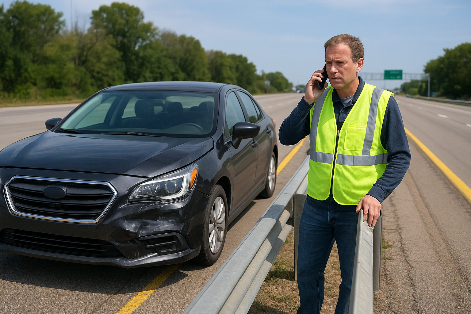 How to stay safe on the shoulder on I-96, M-10, and M-39