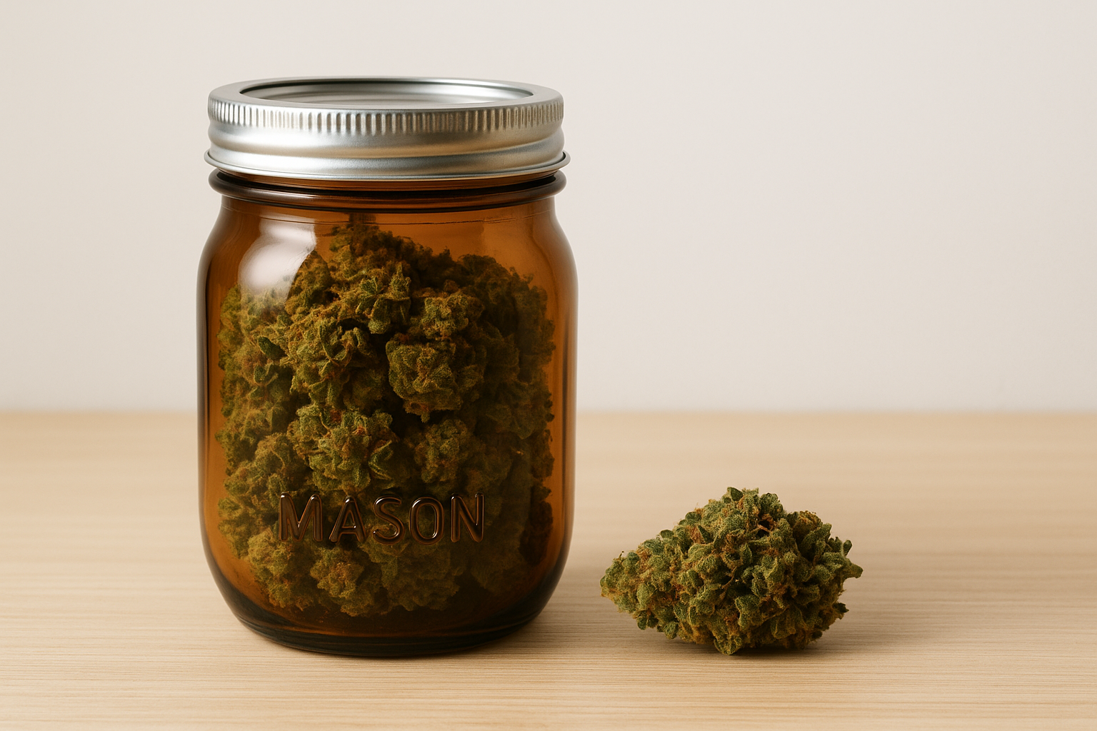 Glass jars: the best all-around option