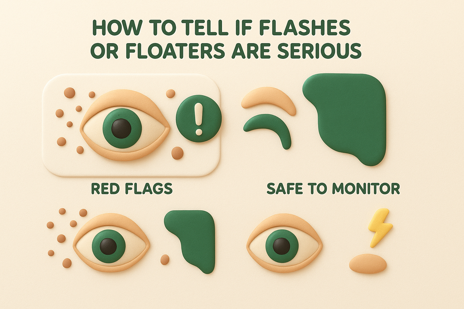Red flags requiring same-day examination