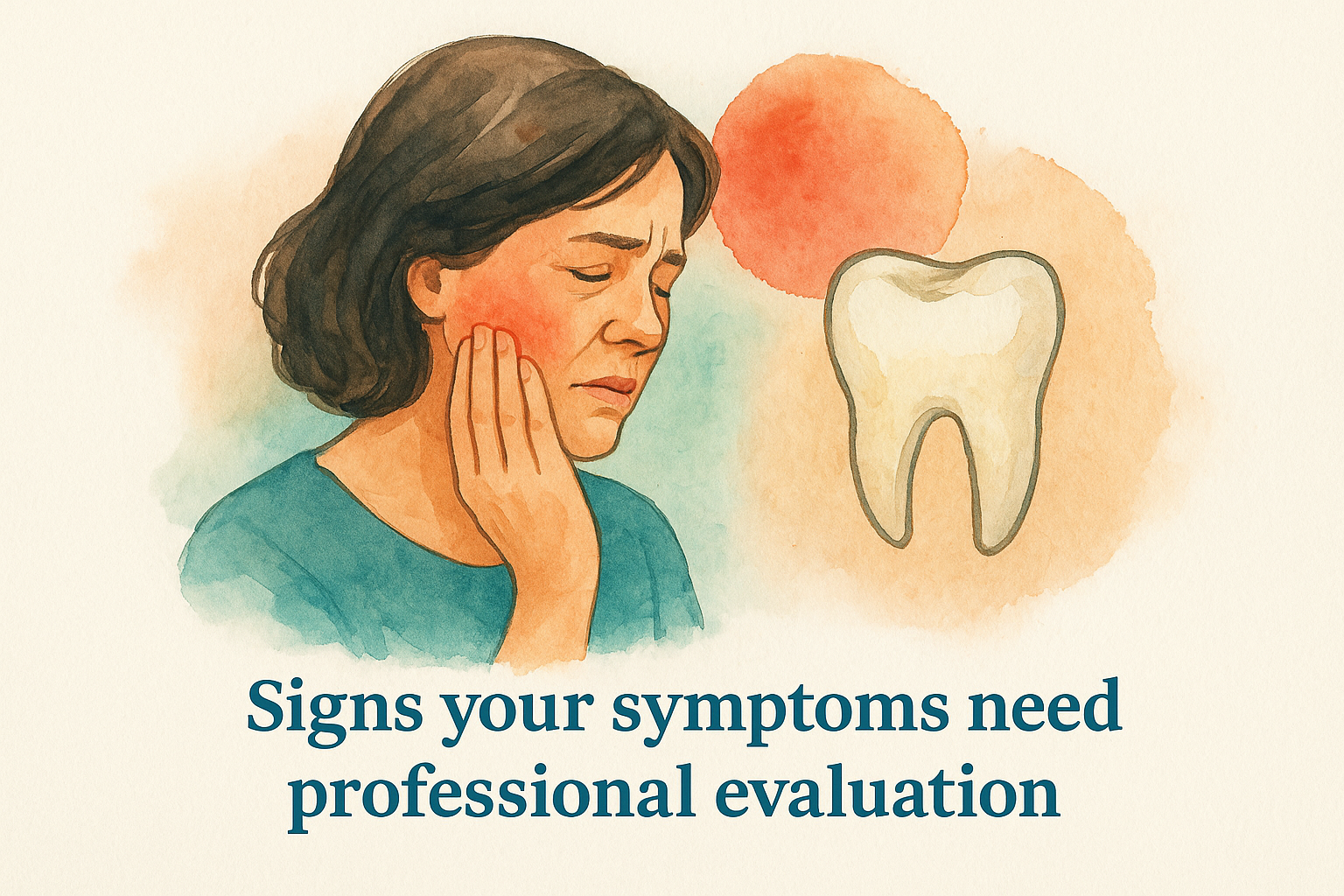 Signs your symptoms need professional evaluation