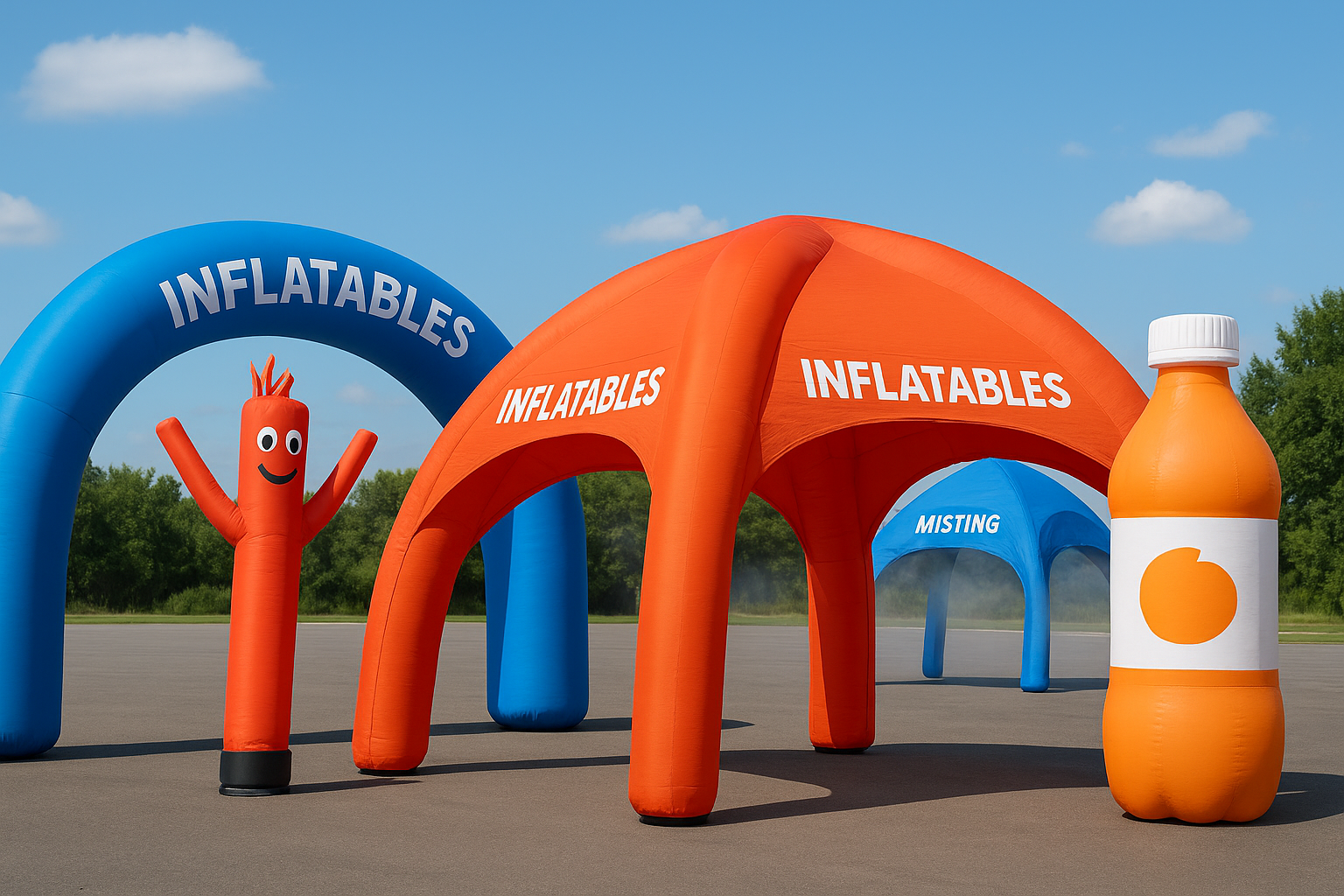 What TMP Inflatables builds