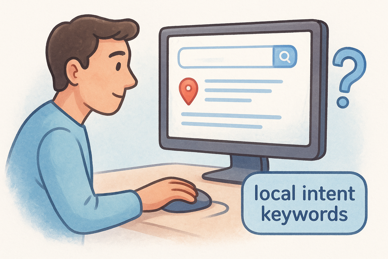 What to confirm for local intent keywords