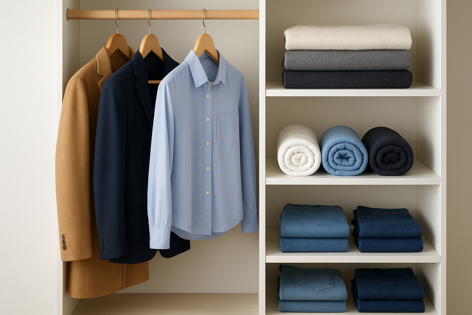 Kleding rollen, stapelen of rechtop zetten in lades