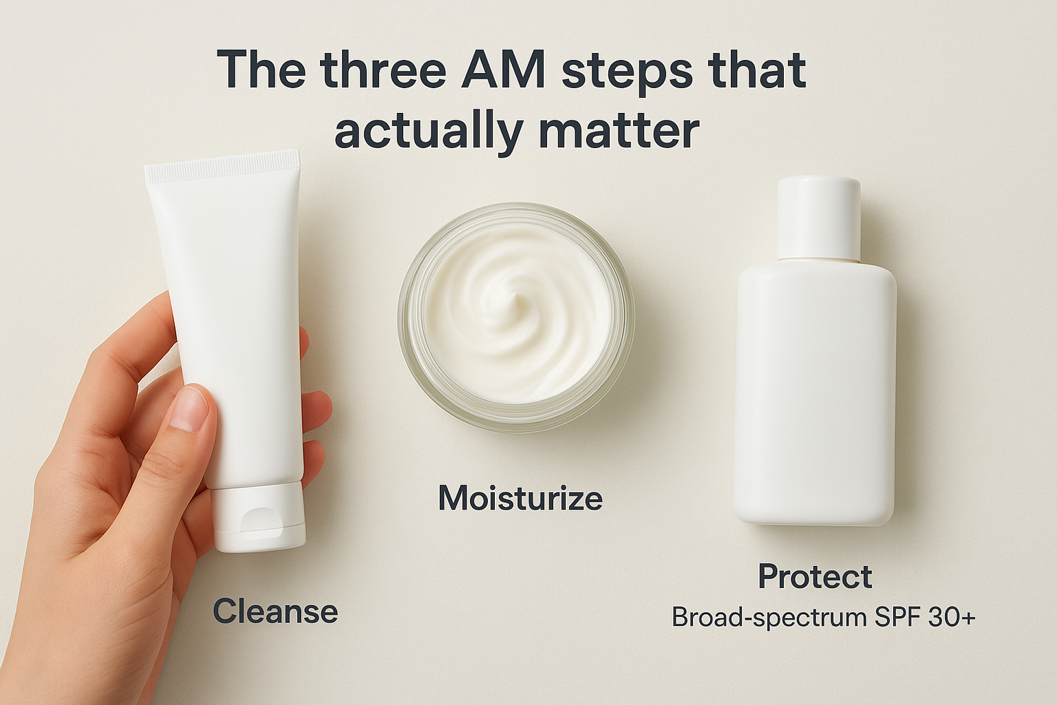 The three AM steps that actually matter