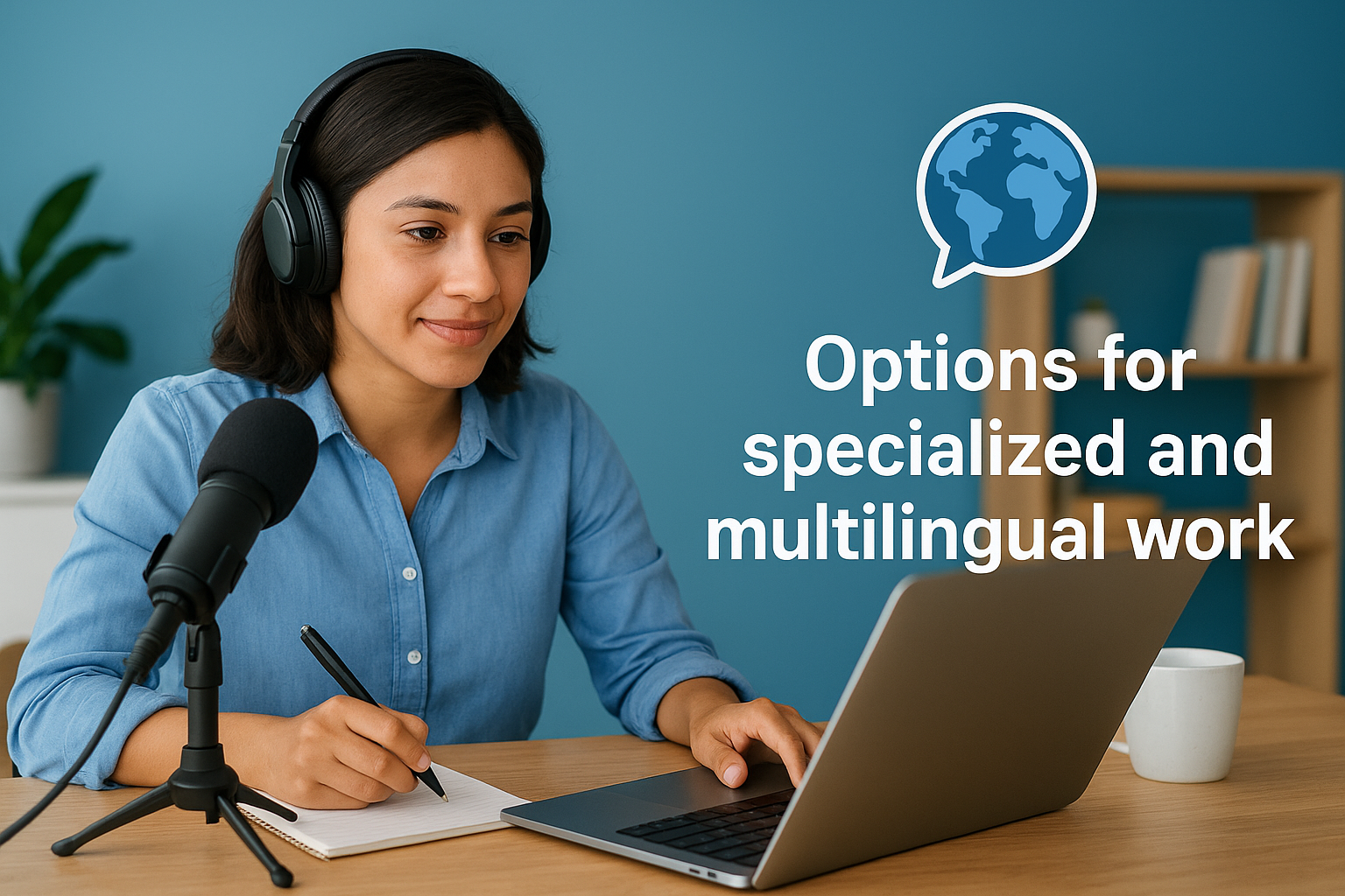 Options for specialized and multilingual work