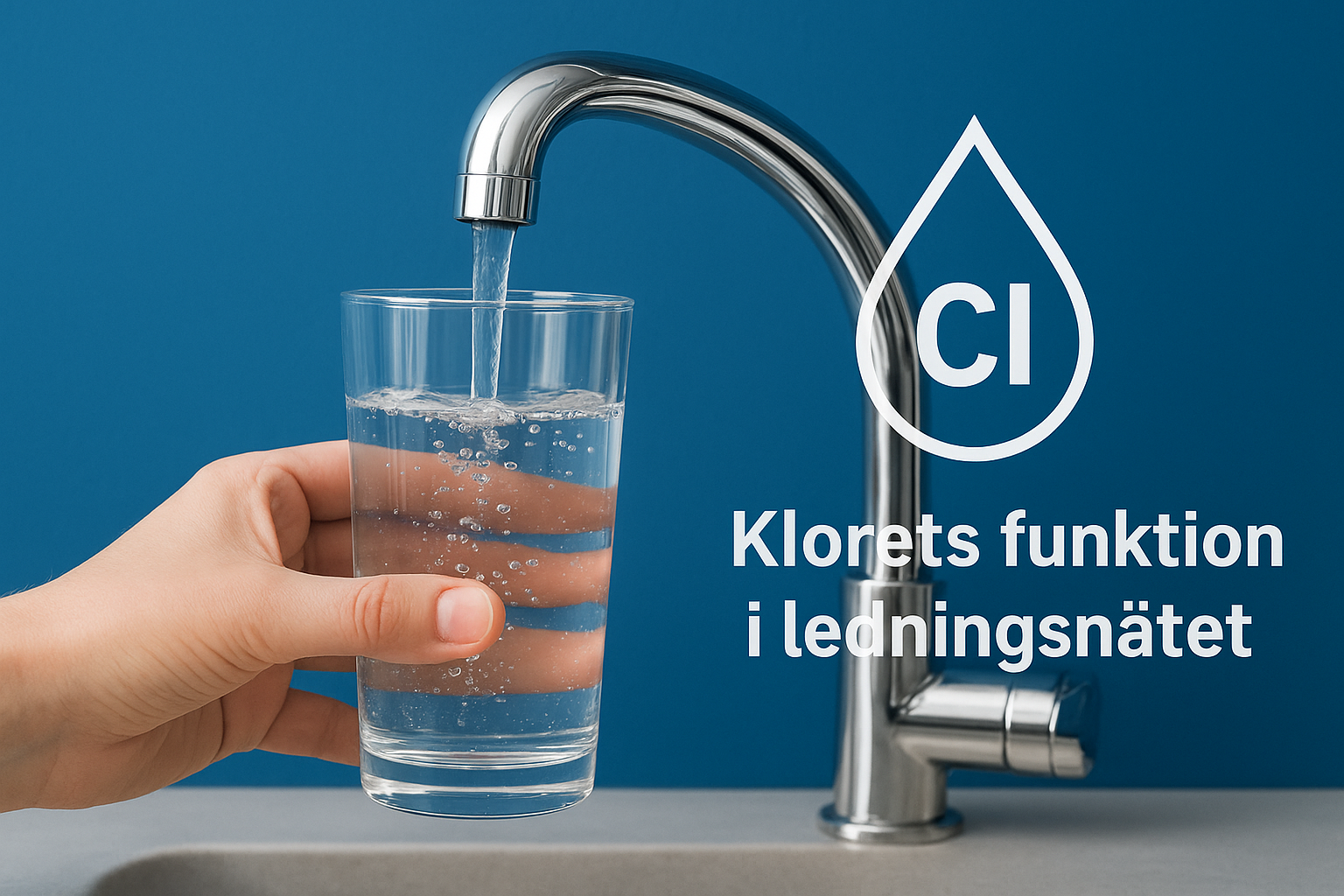 Klorets funktion i ledningsnätet