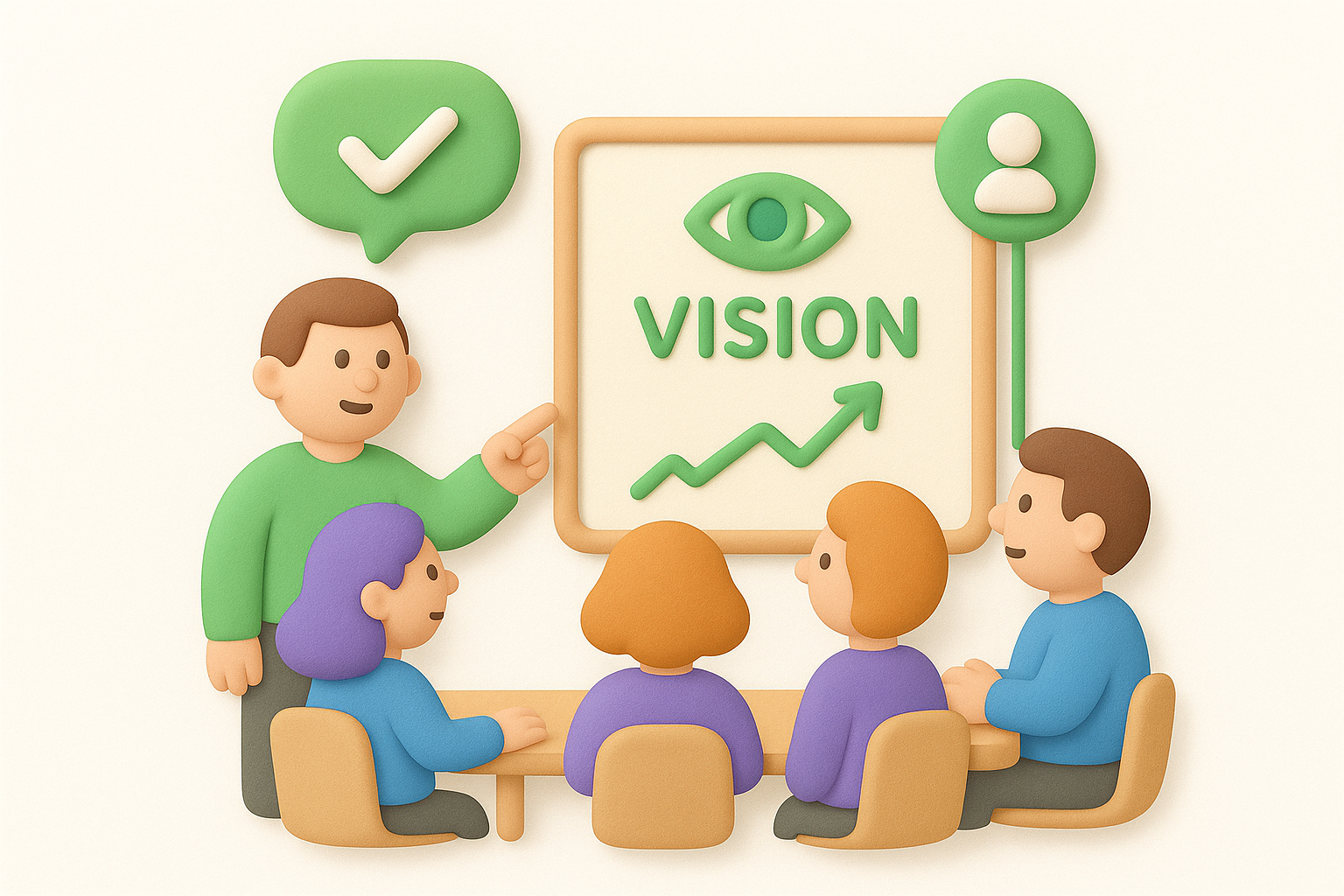 Present the vision in context