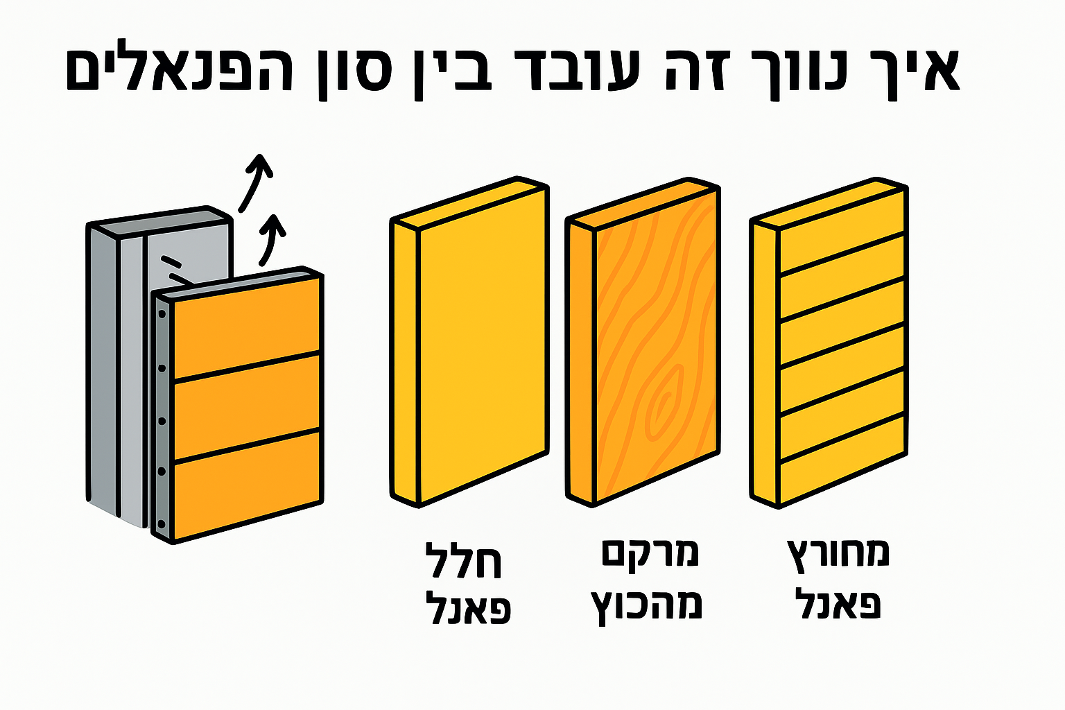 איך זה עובד ומה ההבדל בין סוגי הפאנלים