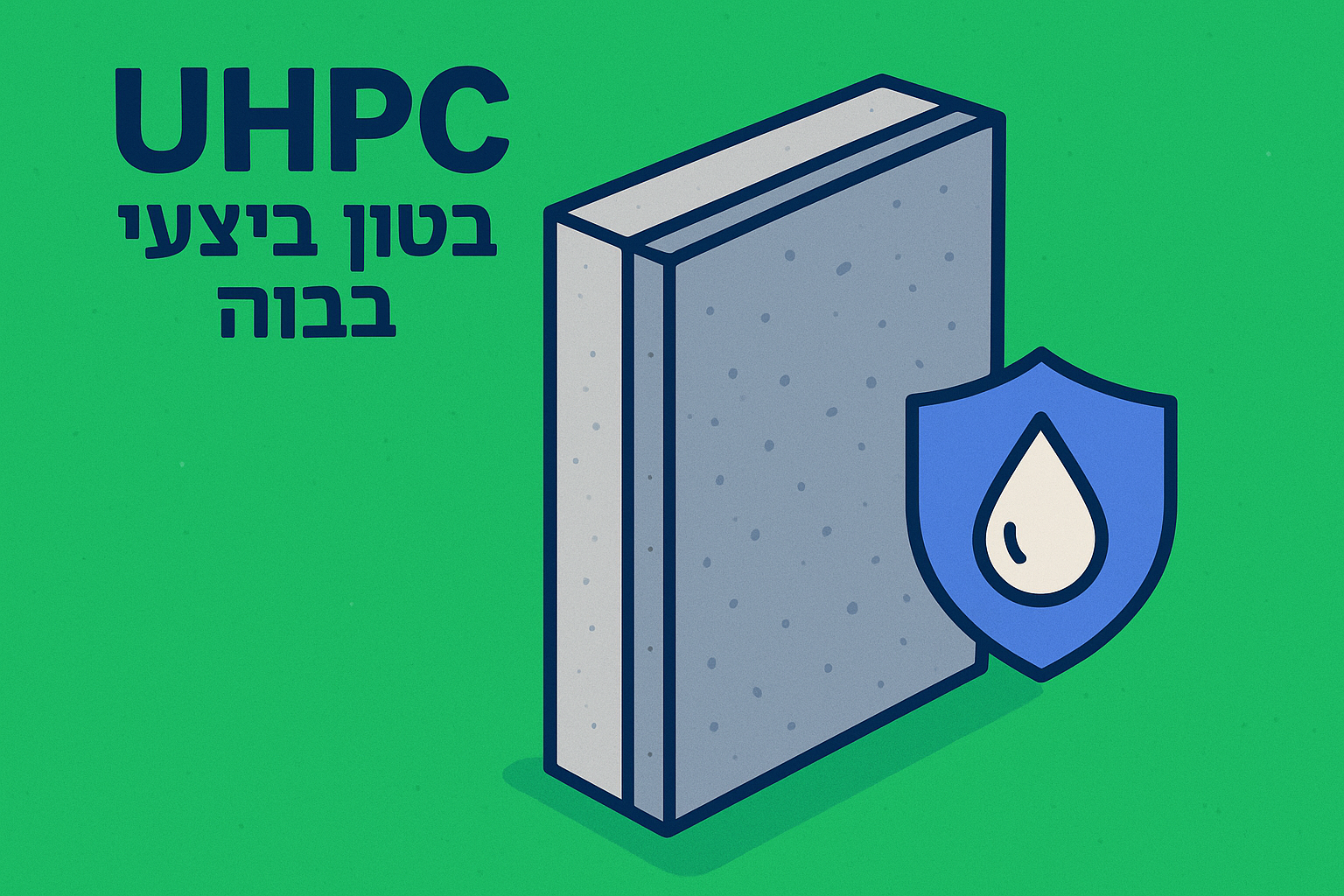 UHPC - בטון ביצועי בחוזק גבוה