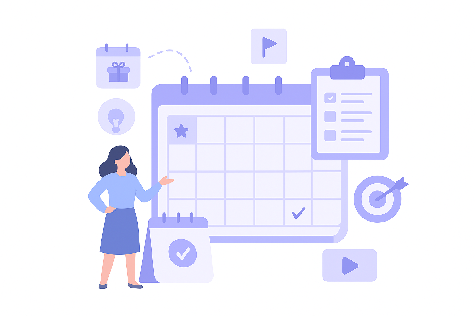 Build monthly content themes