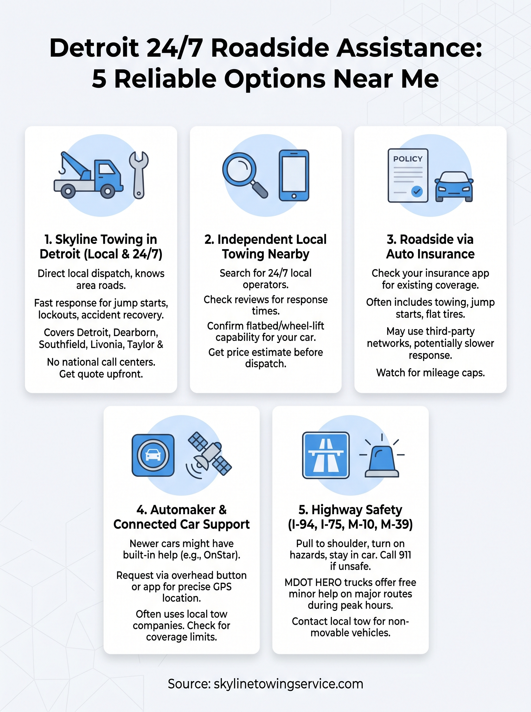 roadside assistance service near me infographic