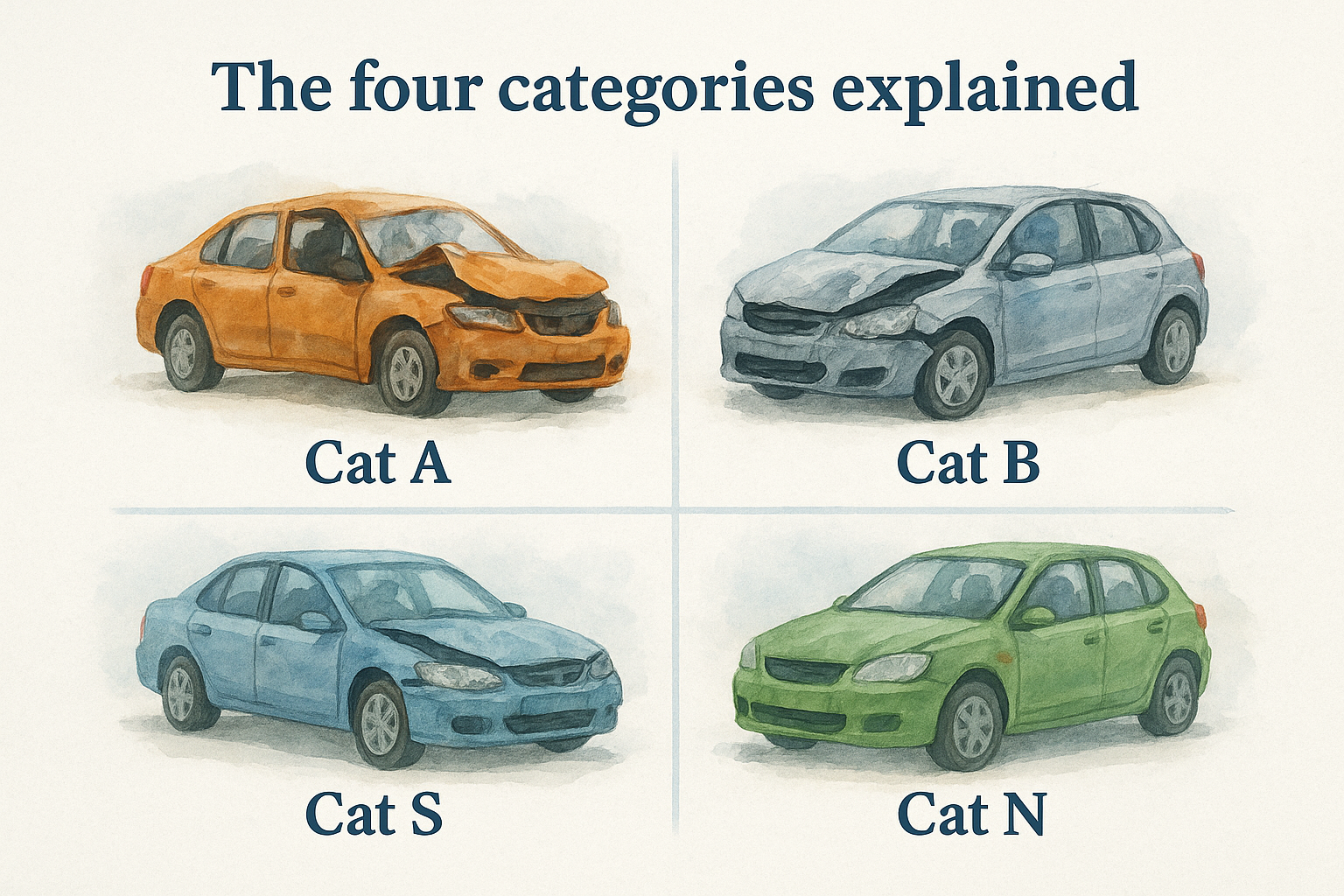 The four categories explained