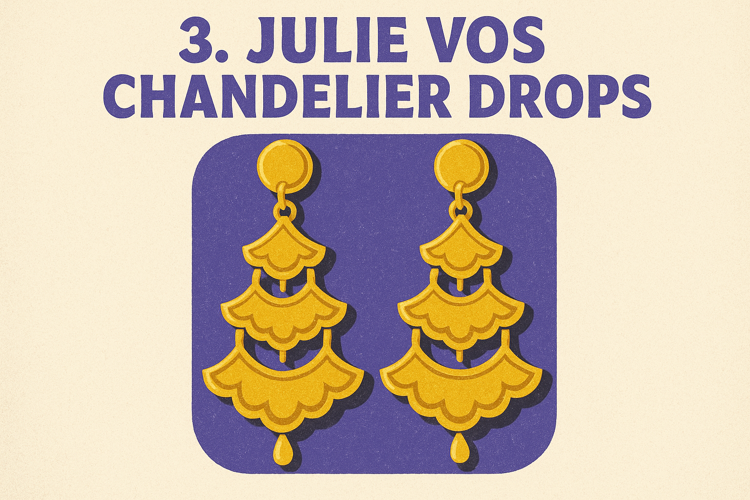 3. Julie Vos Chandelier Drops