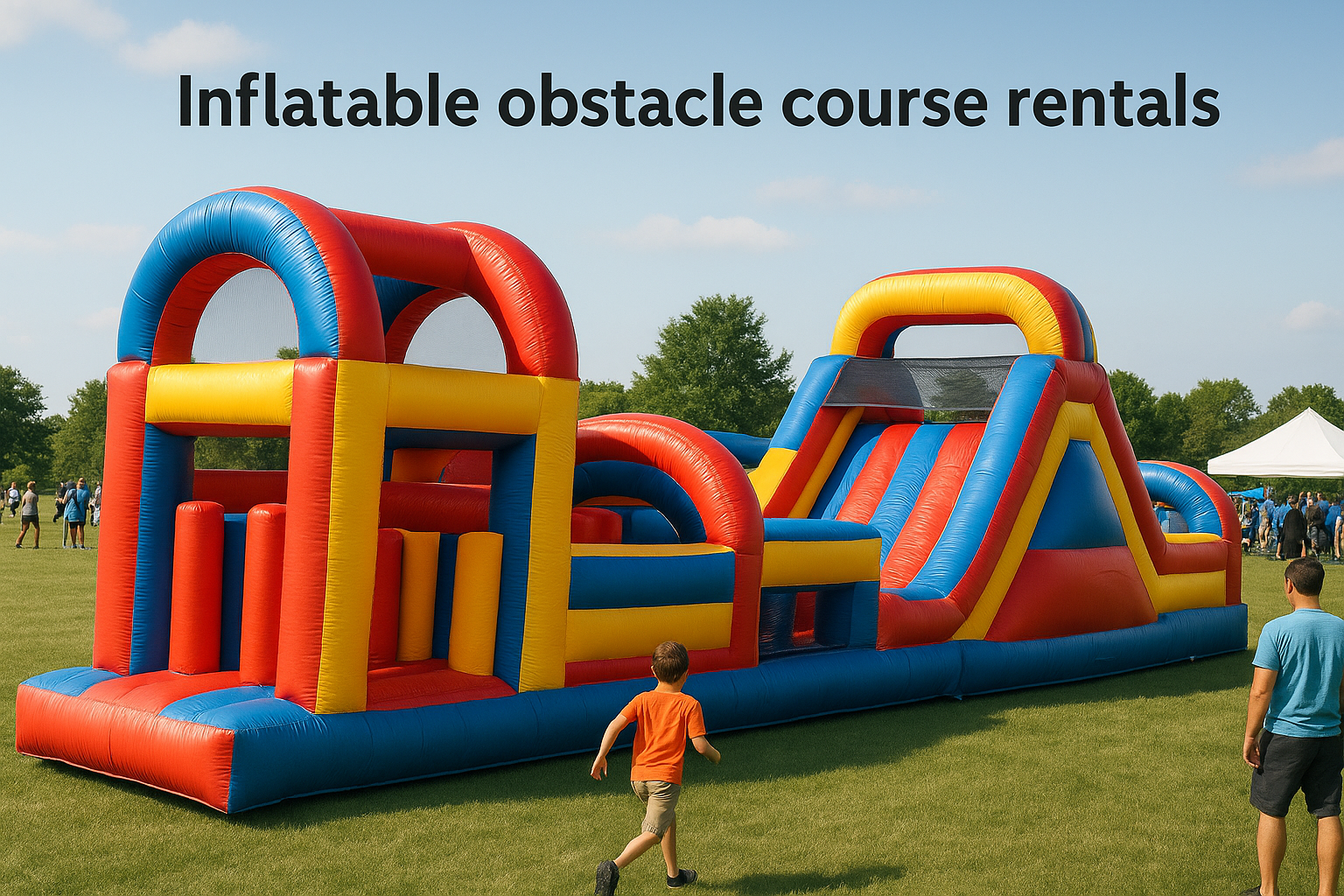 5. Inflatable obstacle course rentals