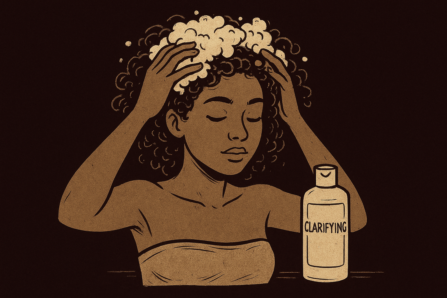 Switch between clarifying and moisturizing shampoos