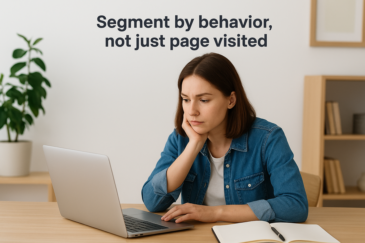 Segment by behavior, not just page visited