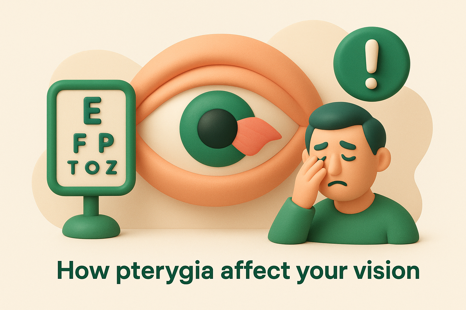 How pterygia affect your vision