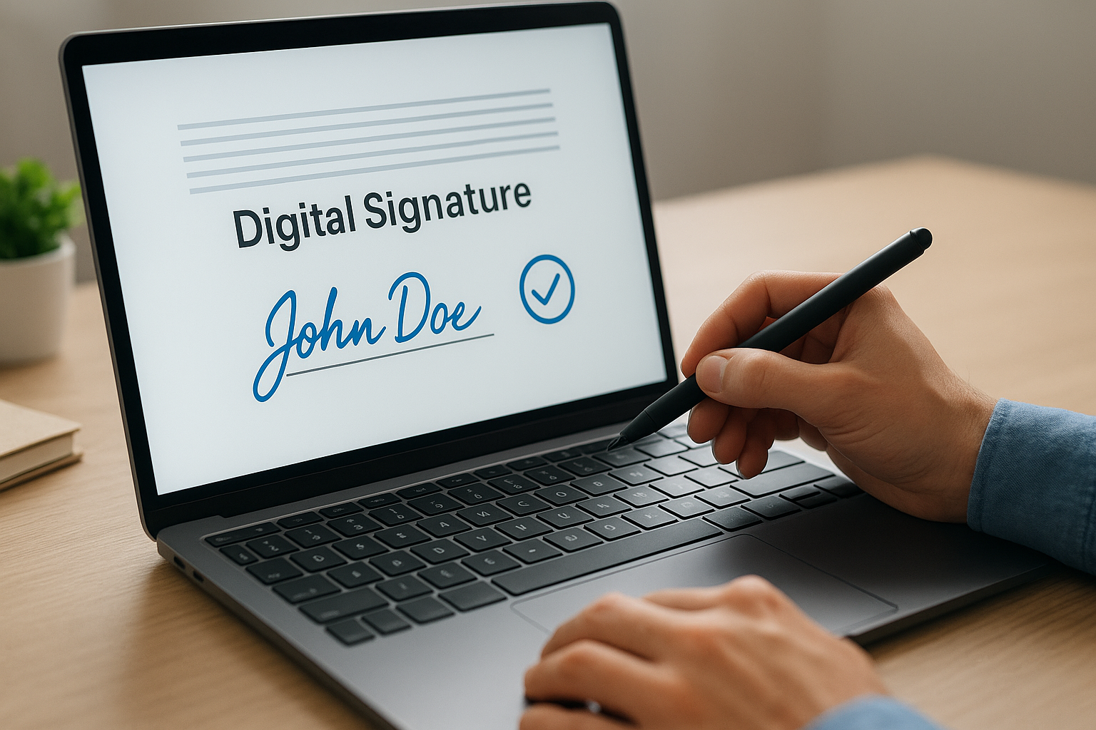 How digital signatures work in practice