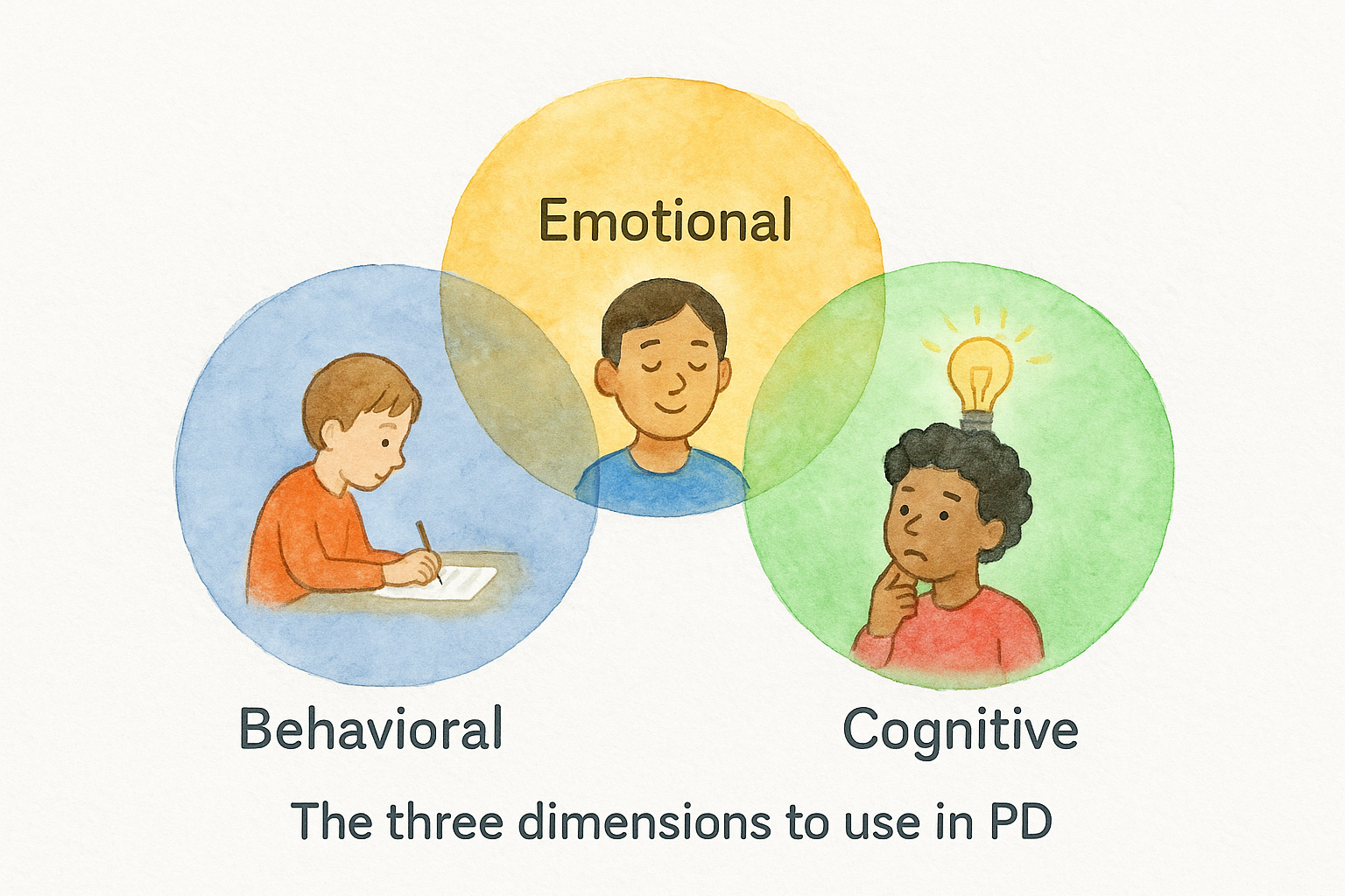The three dimensions to use in PD