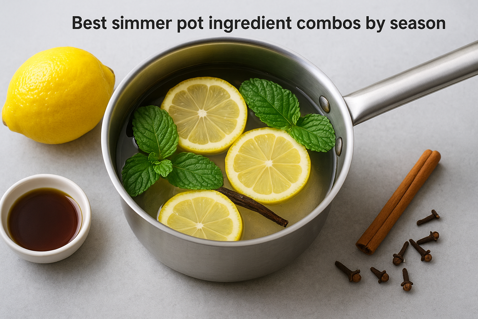 Best simmer pot ingredient combos by season