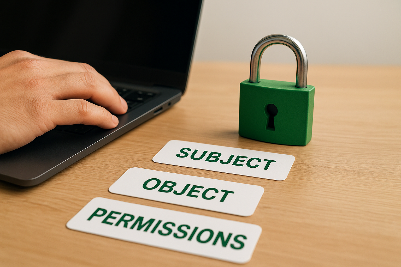 Subjects, objects, and permissions