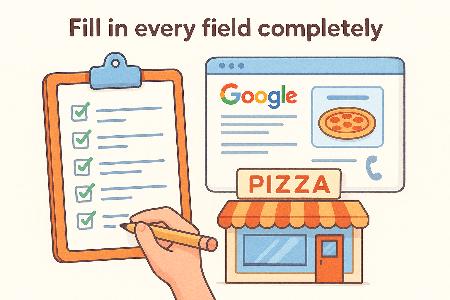 Fill in every field completely