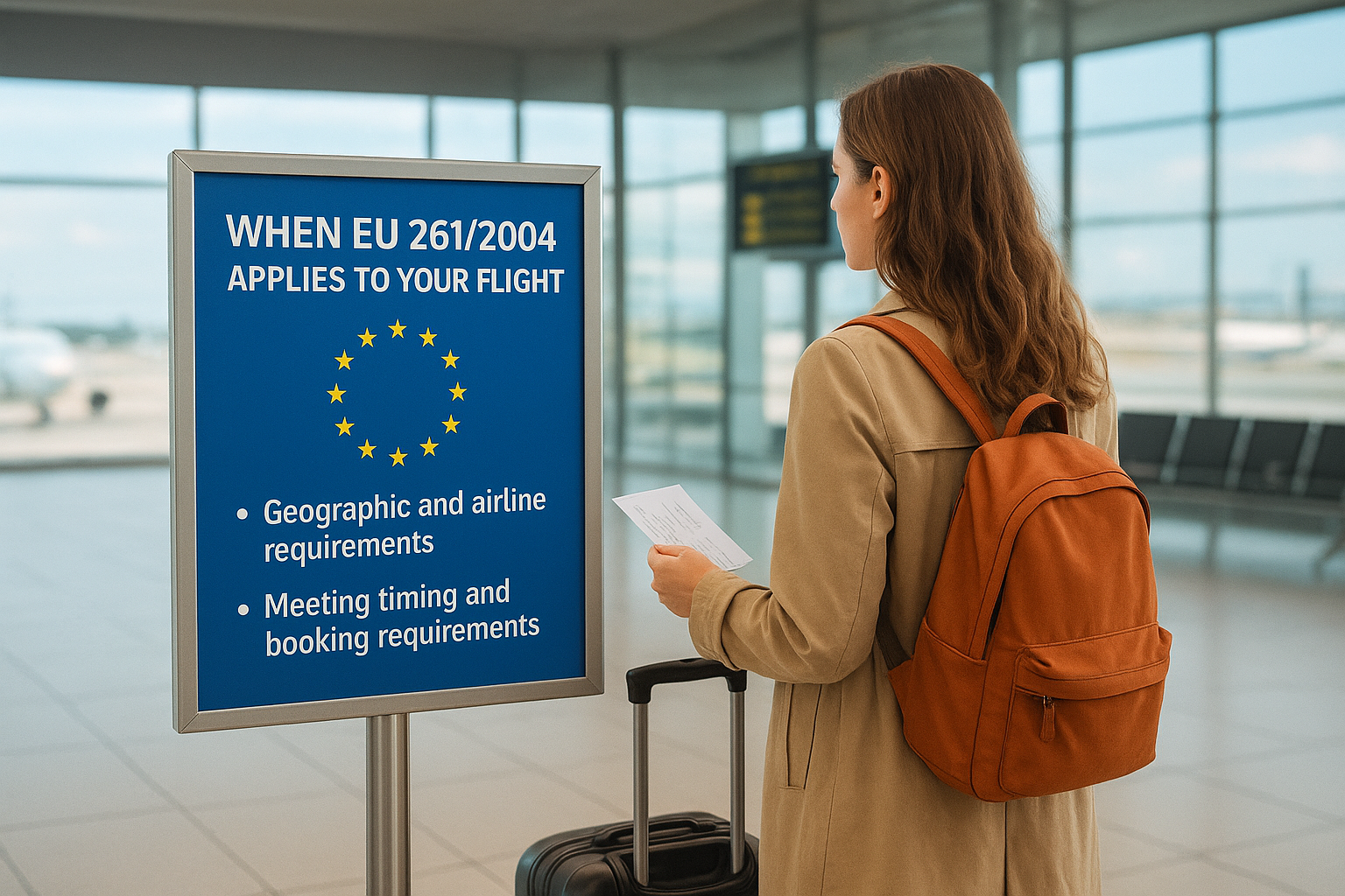 EU Regulation 261/2004: Air Passenger Rights & Compensation 4 When EU 261/2004 applies to your flight