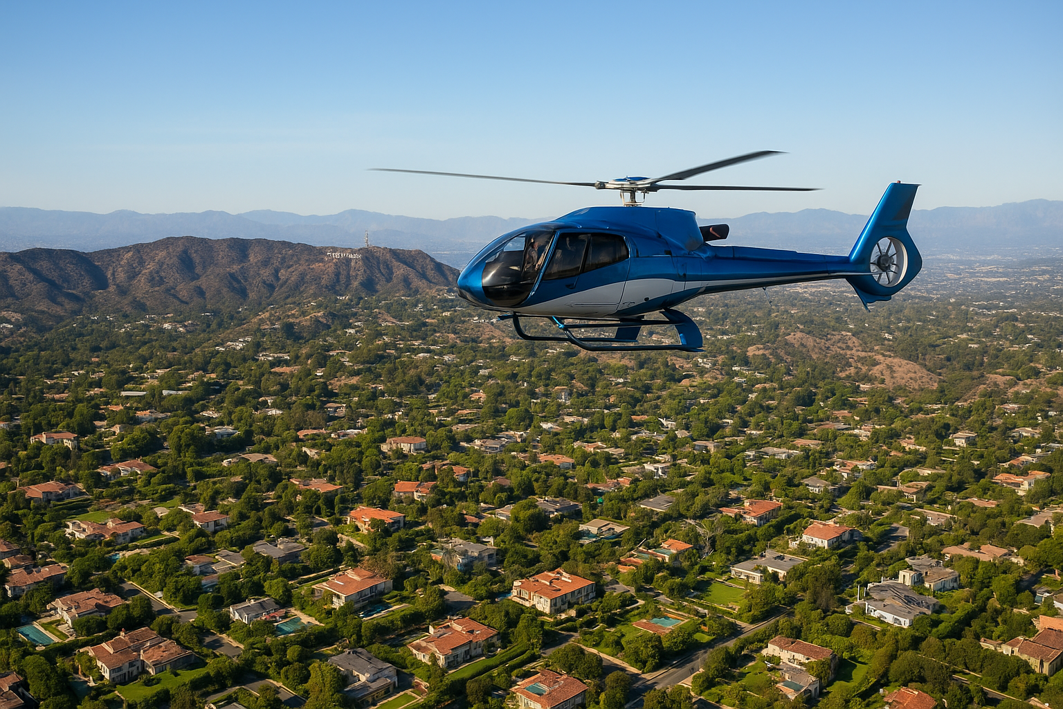 10. Beverly Hills Celebrity Helicopter Tour