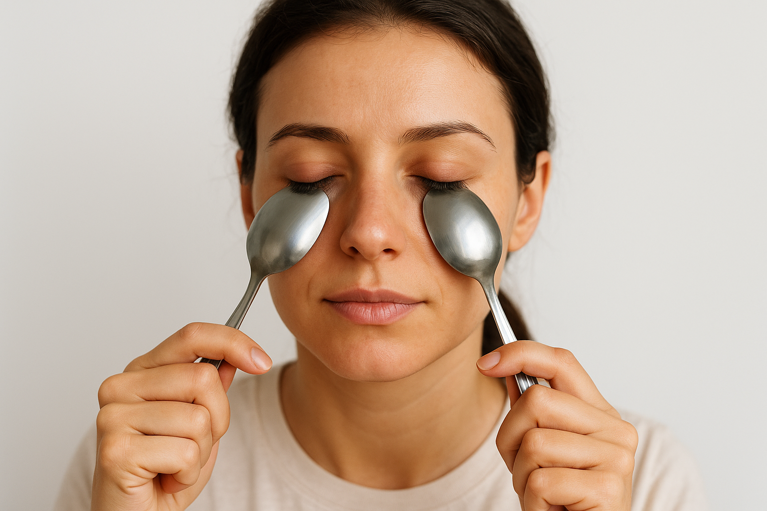 2. Reduce puffiness fast with cold and massage