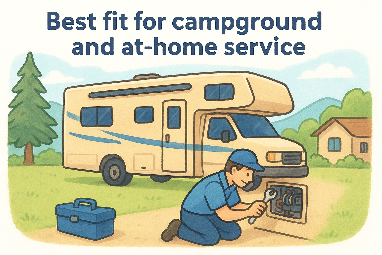 Best fit for campground and at-home service