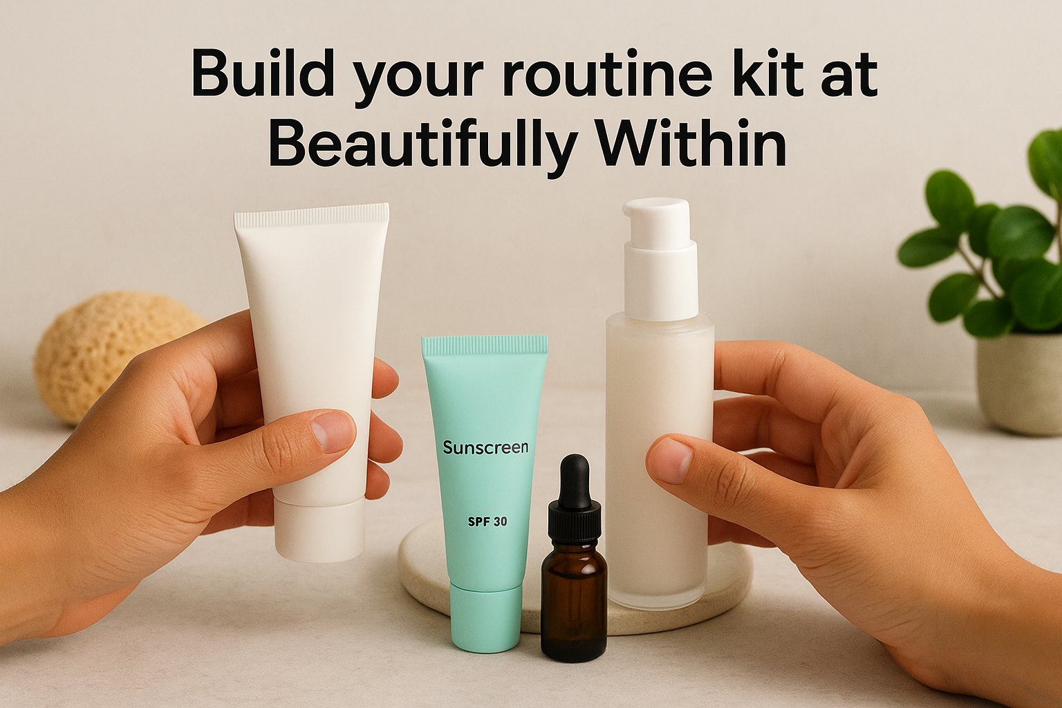 1. Build your routine kit at Beautifully Within