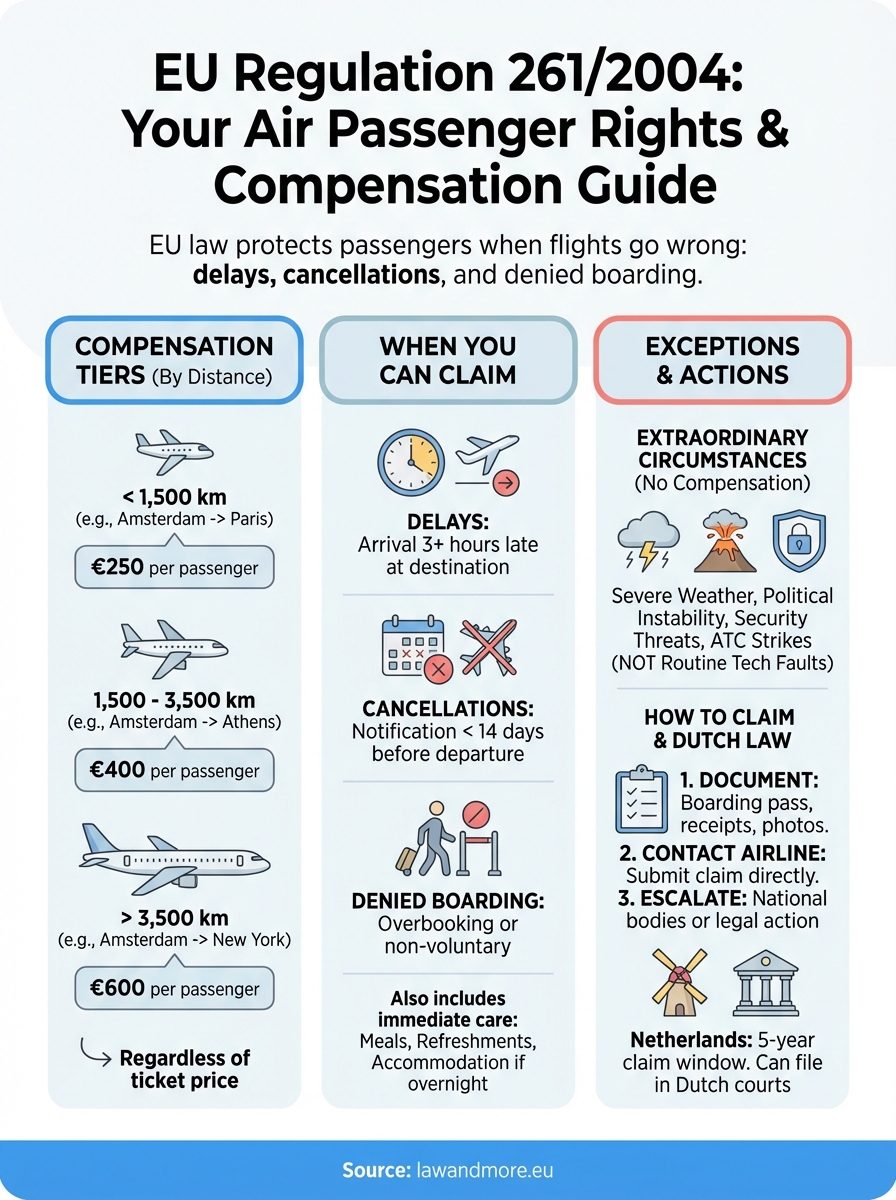 ImageEU261&nbsp;全名係《歐盟航空乘客權利條例（Regulation (EC) No 261/2004）》，係歐盟用嚟保障航空乘客權益嘅法規。