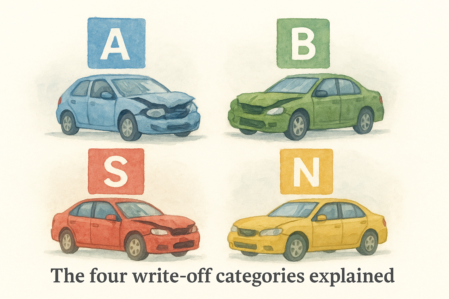 The four write-off categories explained